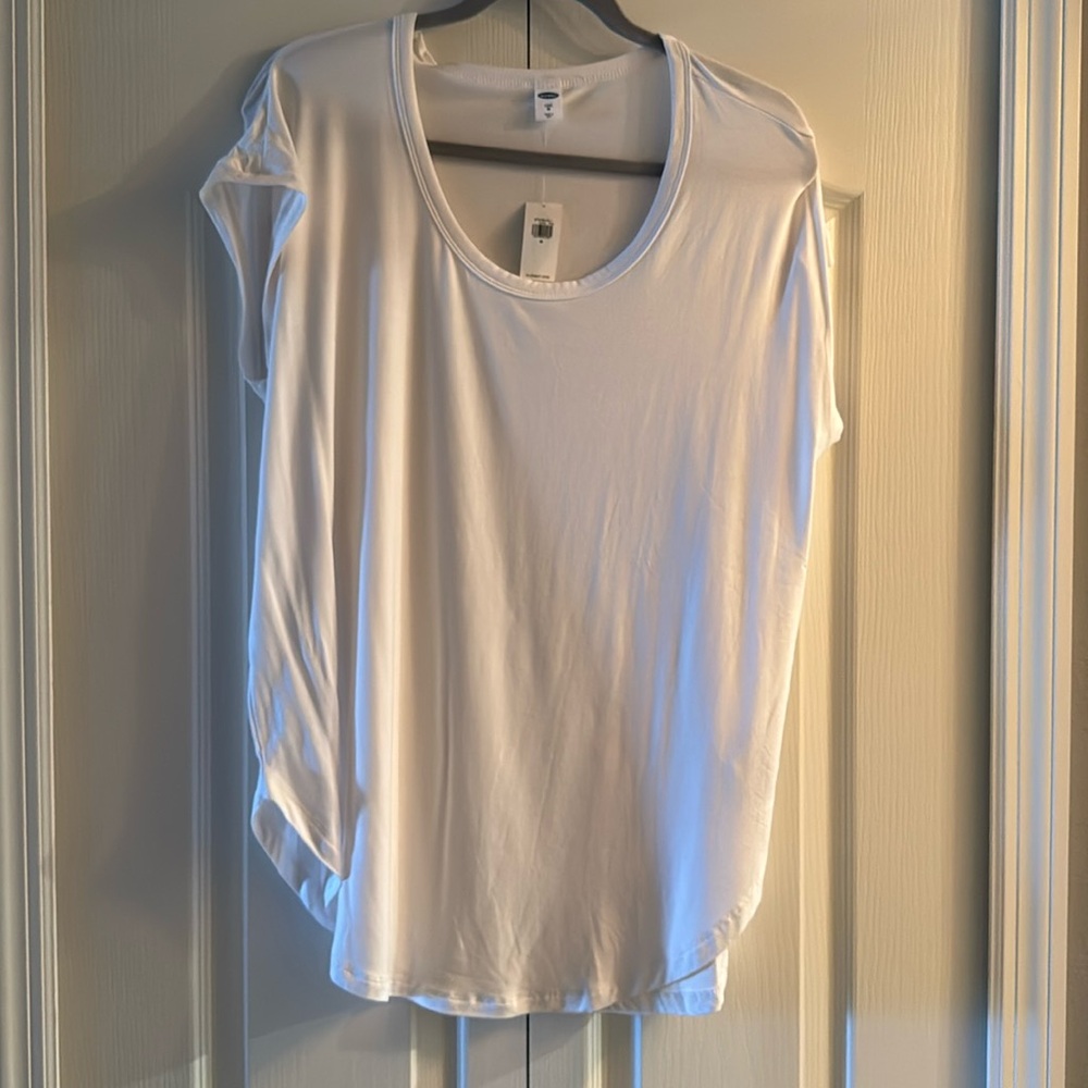 Old Navy Luxe White Tee